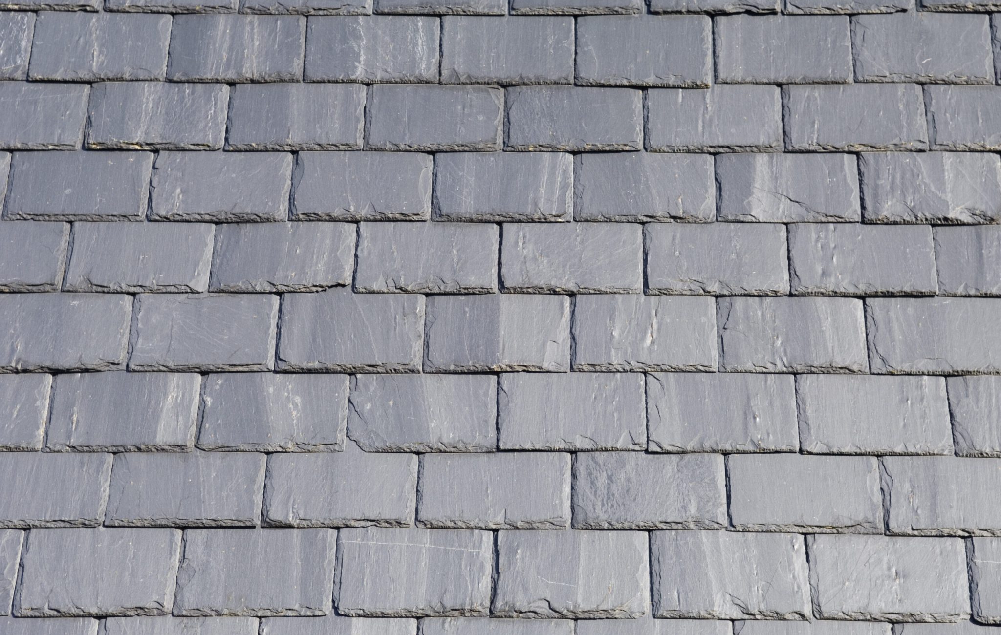 Close up pattern of roof slates.